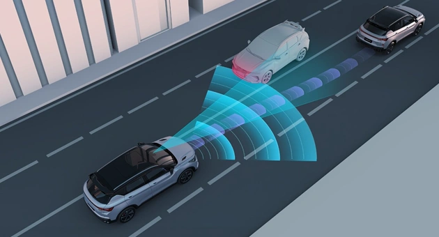 Mantén el control con la Asistencia para Mantenerse en el Carril que combina una cámara frontal y algoritmos inteligentes para mantenerte seguro en la carretera.